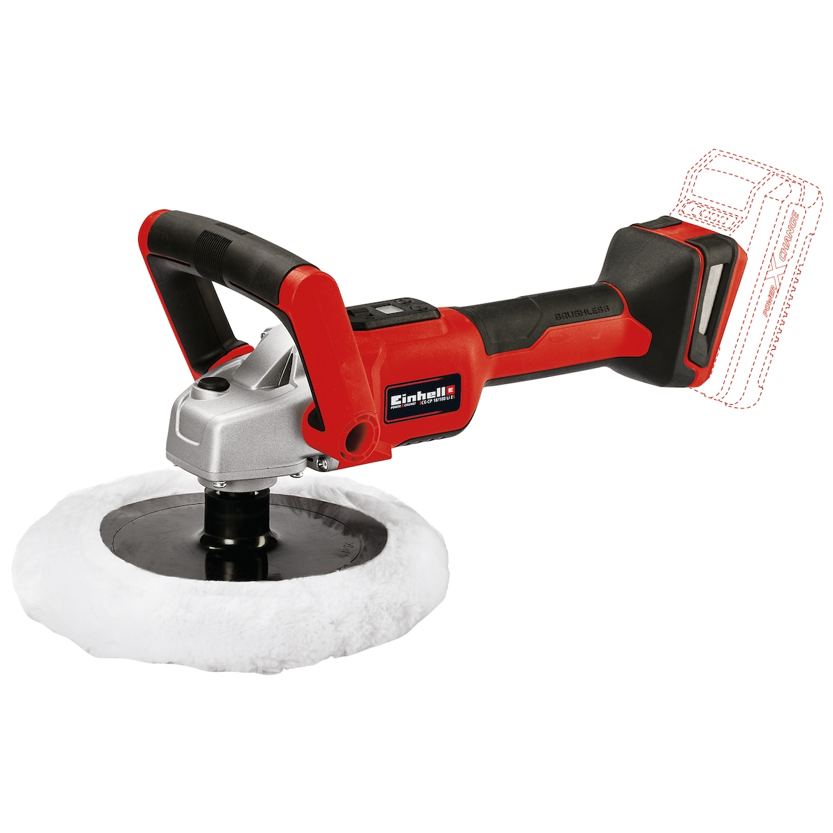 Batteridrevet poler-/slipemaskin, CE-CP 18/180 Li E-Solo