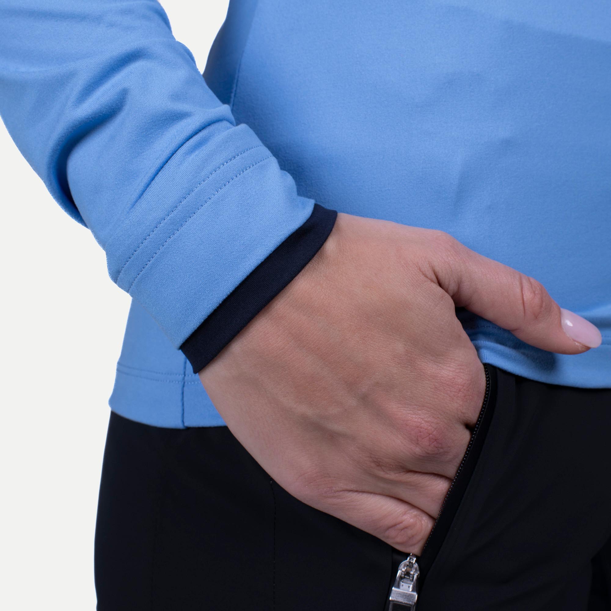 Feel Halfzip Dame Blue Opal