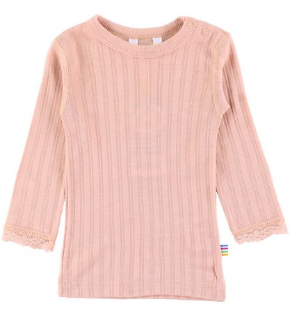 Joha Bluse - Wolle/Seide - Pfirsich