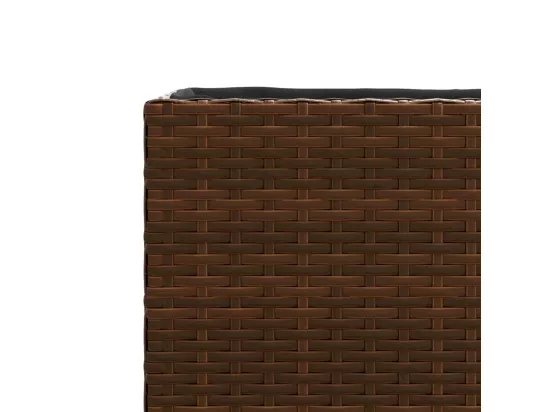 Jardinière bac lit surélevé résine marron 72 x 30 x 32 cm 02_0038081