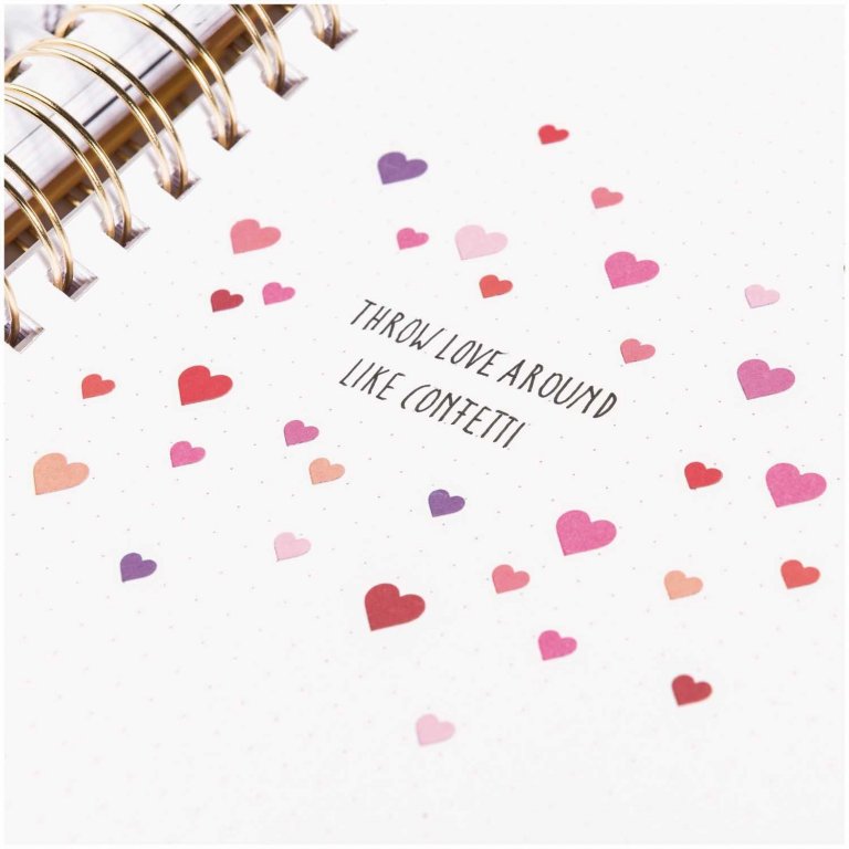 Sticker Paper Poetry Herzen Mini