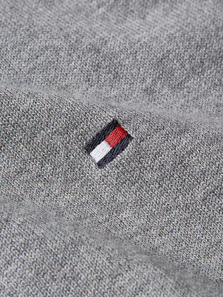 TOMMY HILFIGER Strickjacke  grau