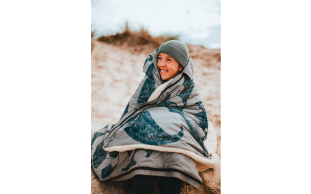 Bentcho Schlafsack 4 in 1 Schlafsack / Decke / Poncho / Wendetasche 160 x 200 cm