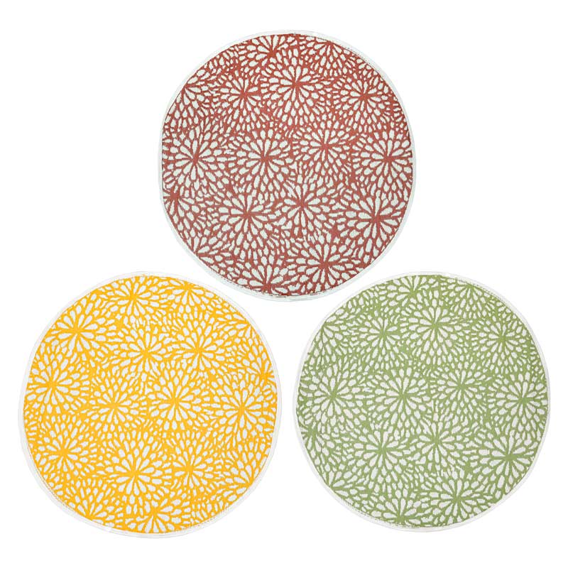 Tapis tissé plat 'Florea' rond