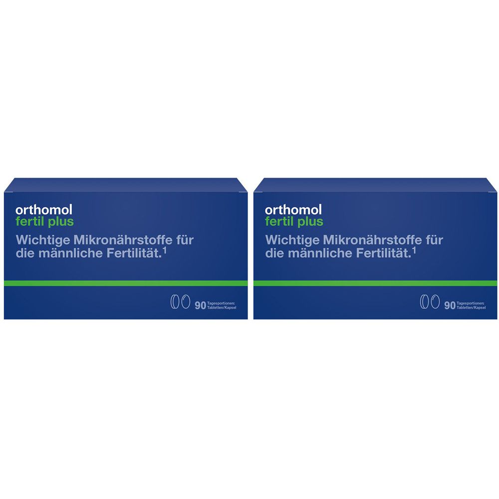 Orthomol Fertil plus Tabletten/Kapseln – Mikronährstoffe bei Kinderwunsch für den Mann