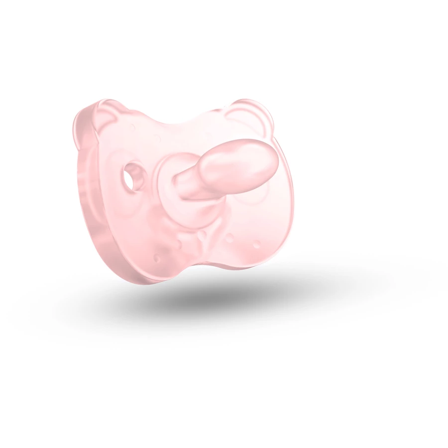 Medela Baby Schnuller Soft Silicone 0-6 UNO in hellrosa, 2 Stück