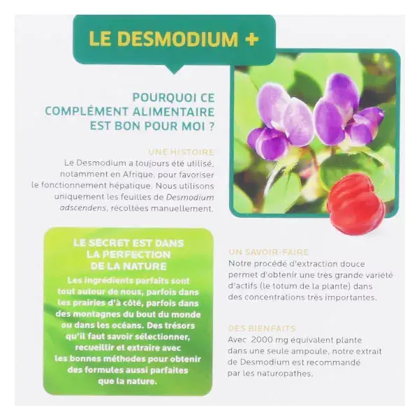 Fitoform Desmodium+ com Vitamina C Natural 20 ampolas