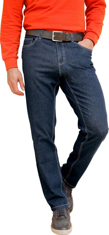 Dark Blue Denim - Jeans - 98% Katoen - Normale Taillehoogte