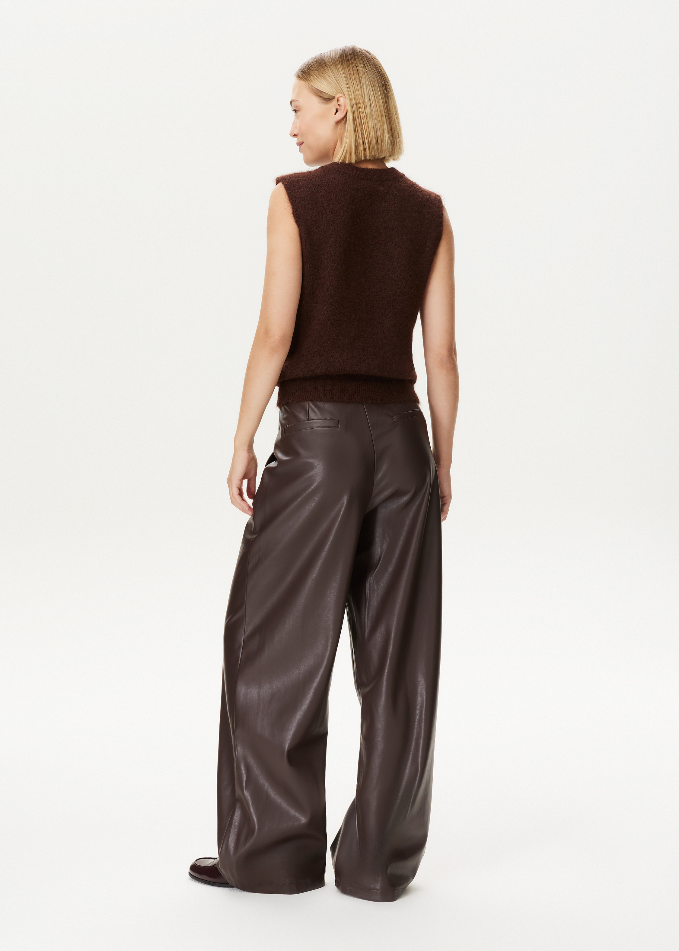 Imitatieleren pantalon
