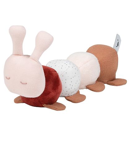Nattou Aktivitätsspielzeug - Raupe - 25 cm - Rust
