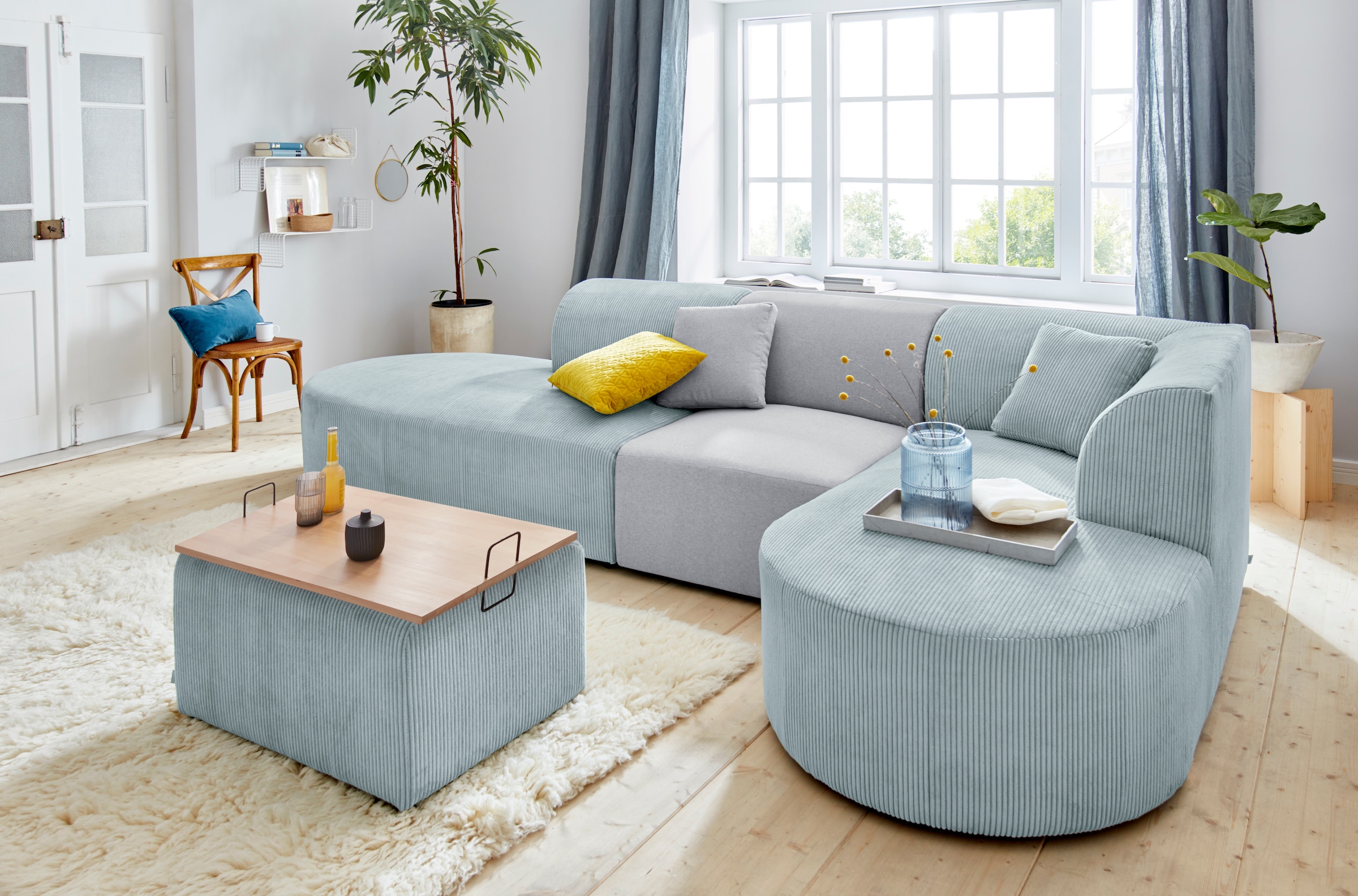 GOODproduct Sofa-Eckelement »Alesund« als Einzelteile oder Modulteil