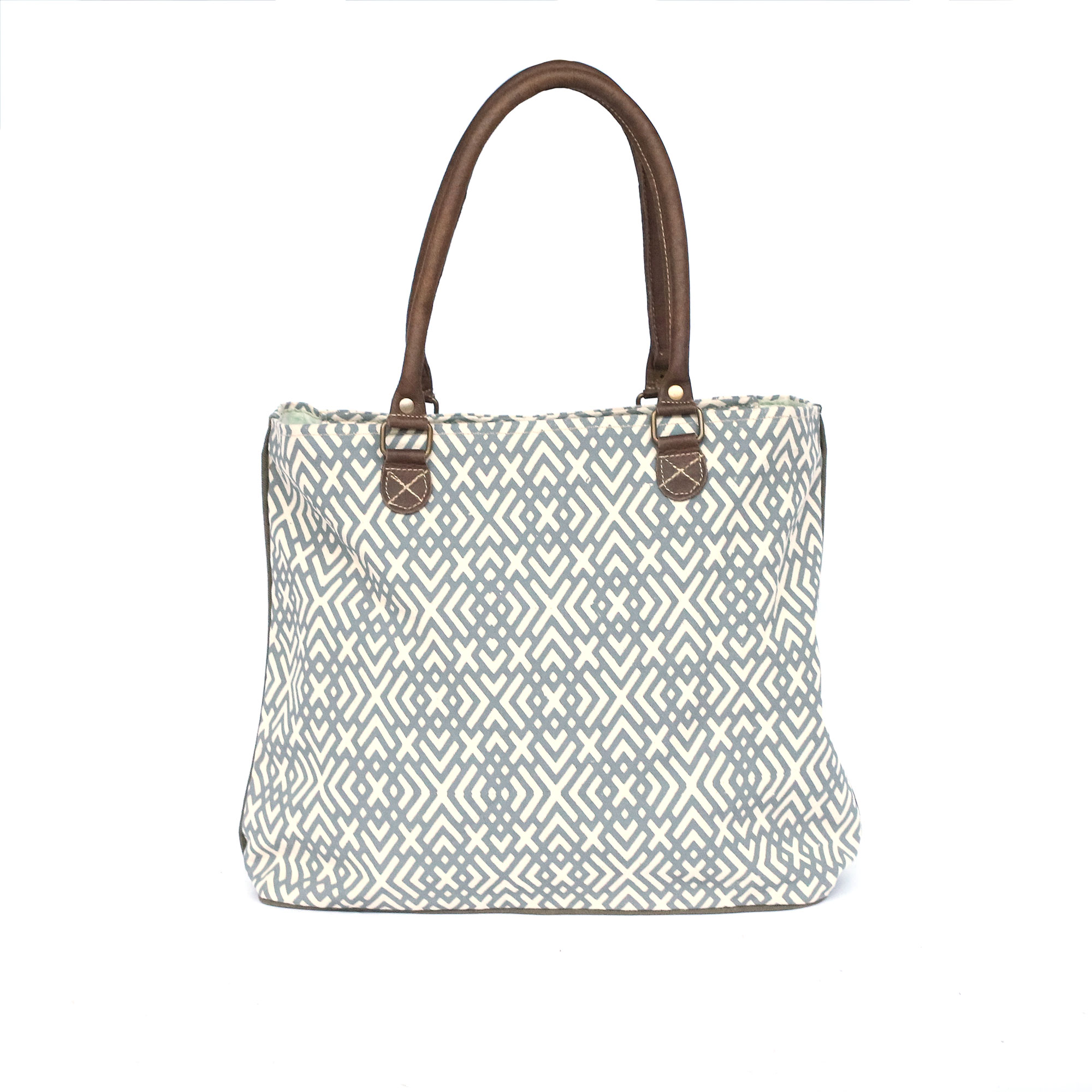 Tasche 'Weannie', weiß-grau, B 45 cm, H 34 cm günstig bestellen