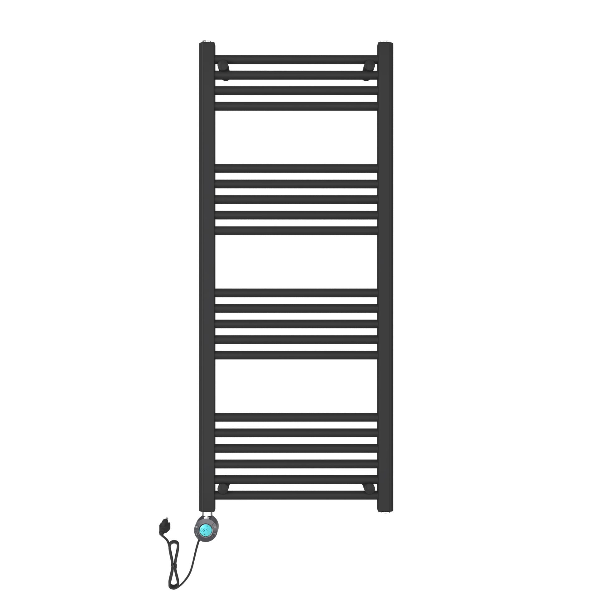 Sanigoods Maine elektrische handdoekradiator 50x120cm 700W zwart mat