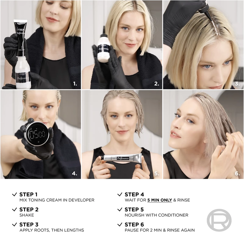 L'Oréal Paris Preference Le Blonding Acidic Toner - Platinum Ice