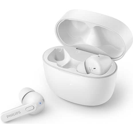 Philips TAT2206WT ægte trådløse øretelefoner med mikrofon - hvid