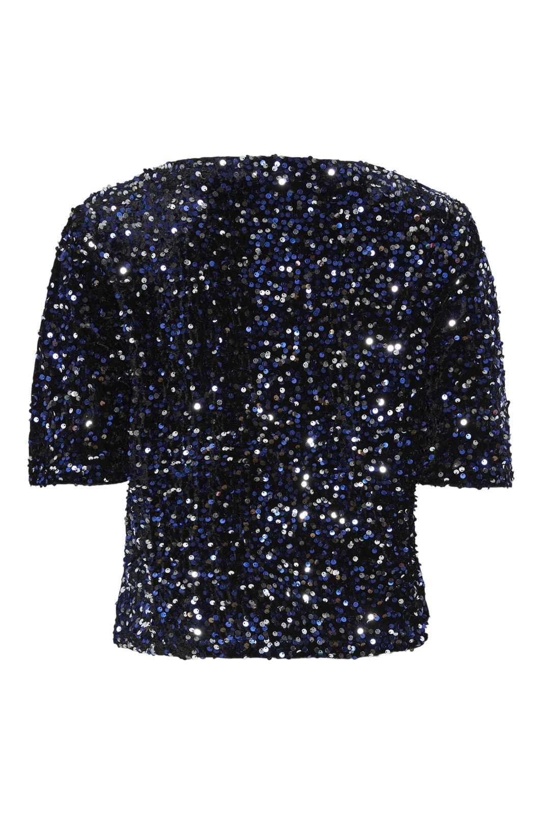 Pieces Pckam Ss Top 4617685 black bellweather sequins
