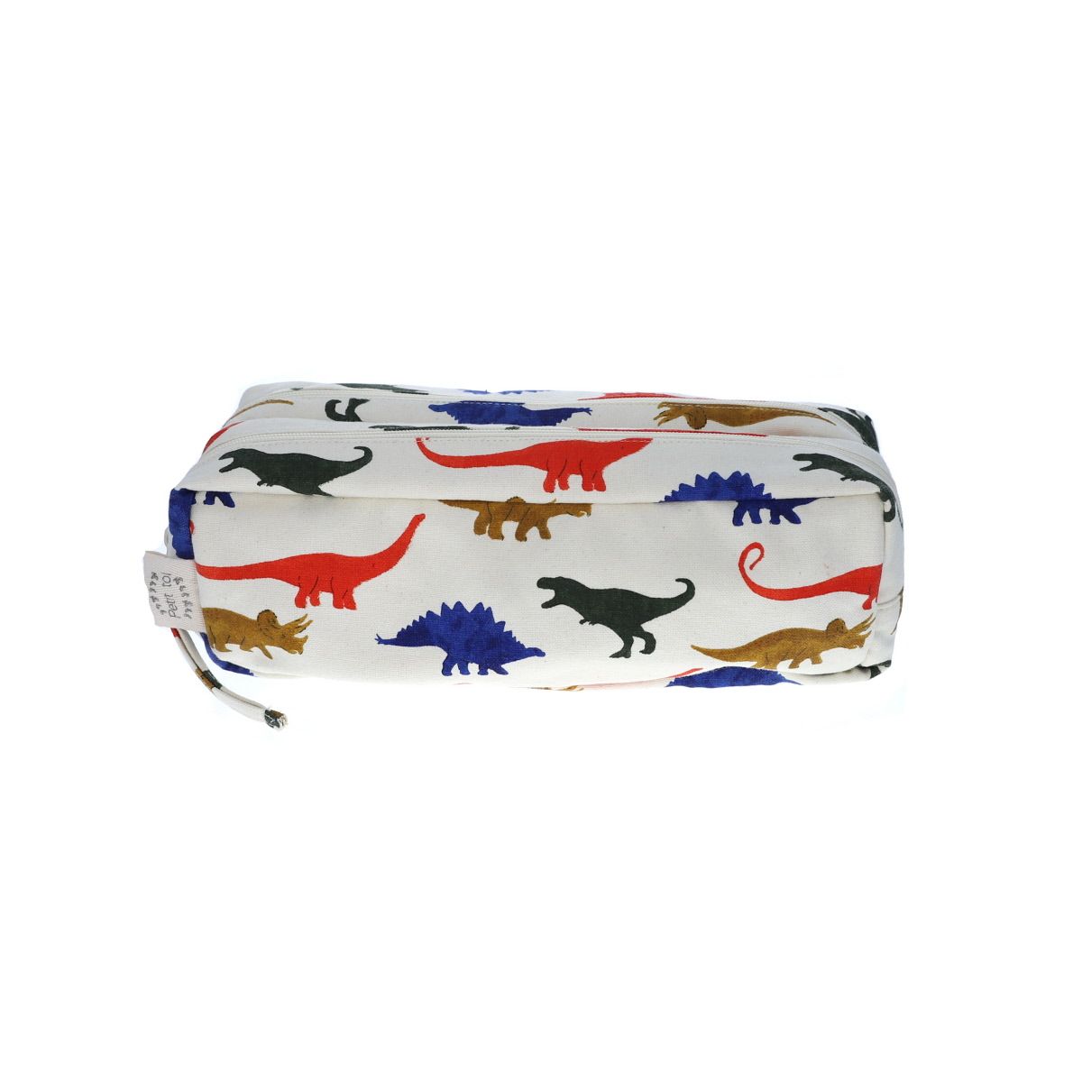 Trousse double zip - dinosaures Petit toi
