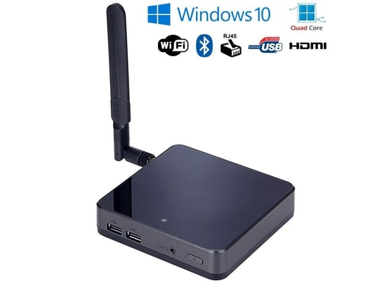 YONIS - Passerelle Multimédia Mini PC Windows 10 Quad Core 2Go RAM TV Box Passerelle multi...