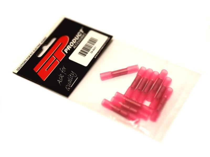 EP Stossverbinder WP Rot, 10 Stück Leitungsverbinder 0.25-0.5 mm2 (26-24 AWG)