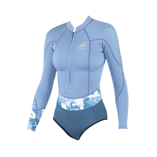 Soöruz Shorty Women 1/1 LS mini zip DIVINE BL Blue