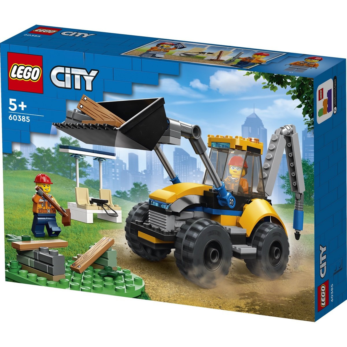 La pelleteuse de chantier Lego City 60385