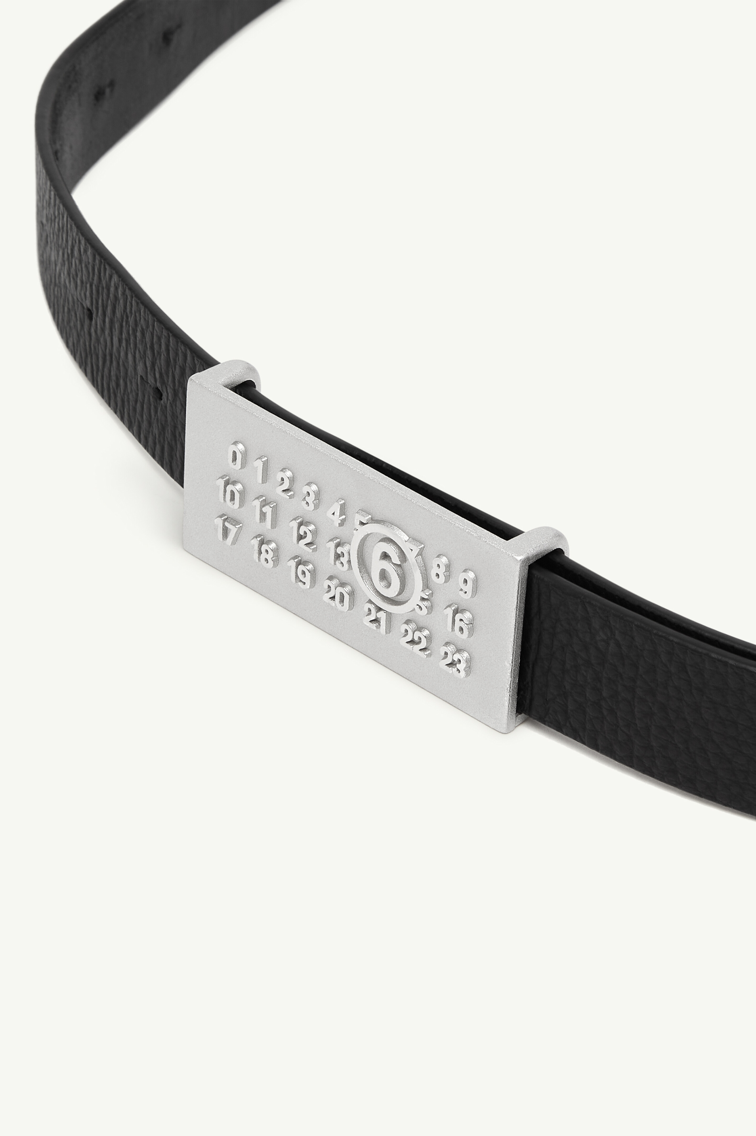 Ceinture Numeric en cuir de veau pour femme | MM6