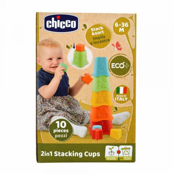 Chicco Copos Empilháveis 2 Em 1 Eco