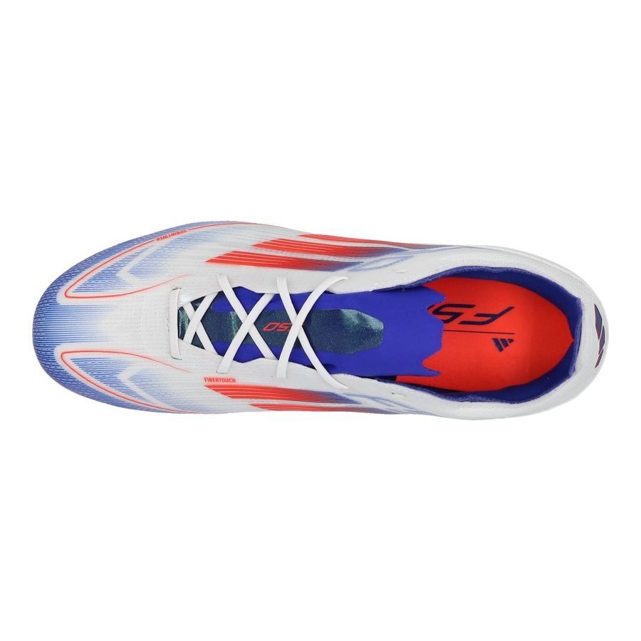 adidas F50 Pro FG Advancement - Blanc/Rouge/Bleu Enfant