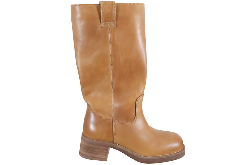 PAVEMENT ANNELI VINTAGE TAN LANG STØVLE
