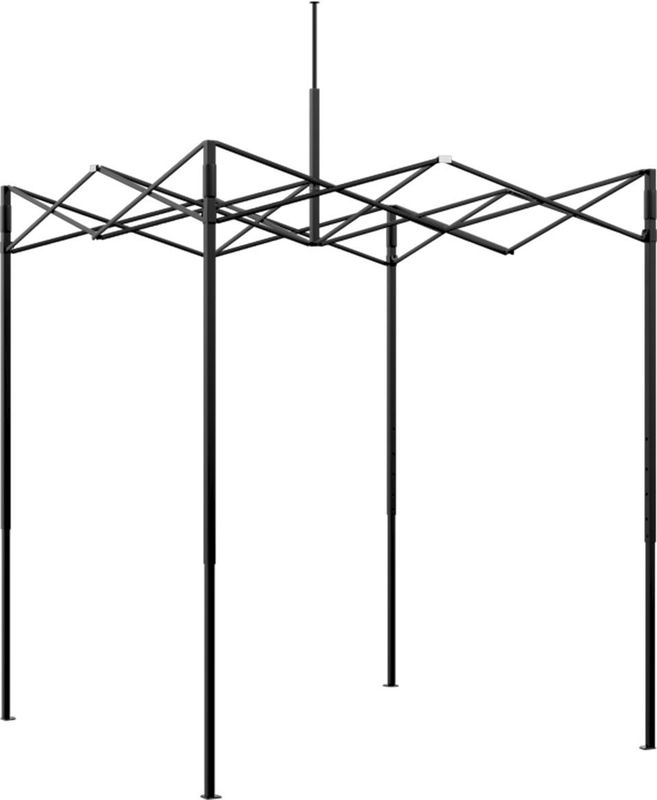 Loopkas - Transparant - Polyethyleen - Staalframe - Halfdoorzichtig