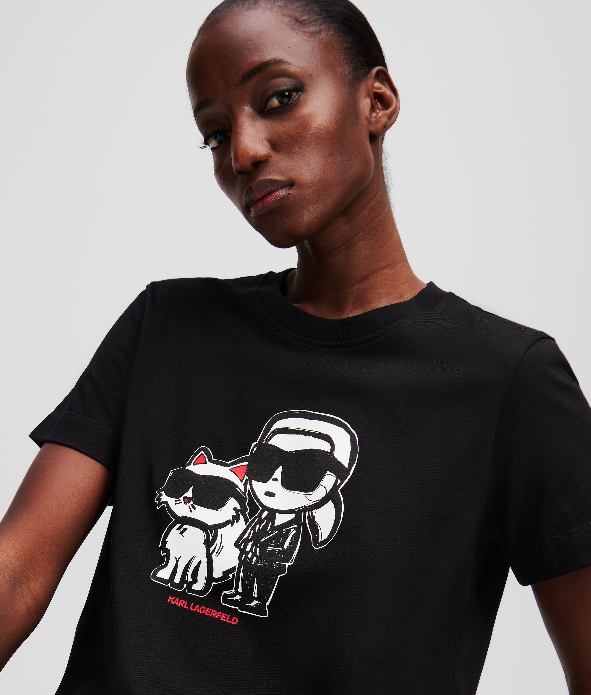 Ikon Karl en Choupette T-shirt