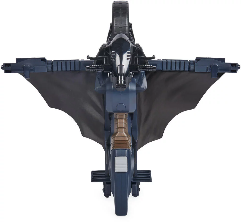 DC COMICS - VEHICULE - BATMAN - BATCYCLE 2 EN 1 TRANSFORMABLE 30CM