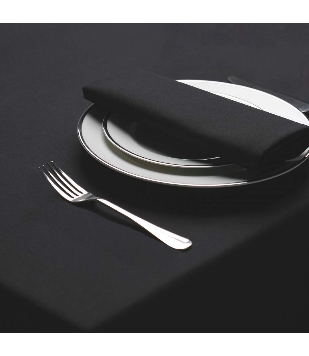 Belledorm - Serviettes de table AMALFI (Noir) (Taille unique) - UTBM174