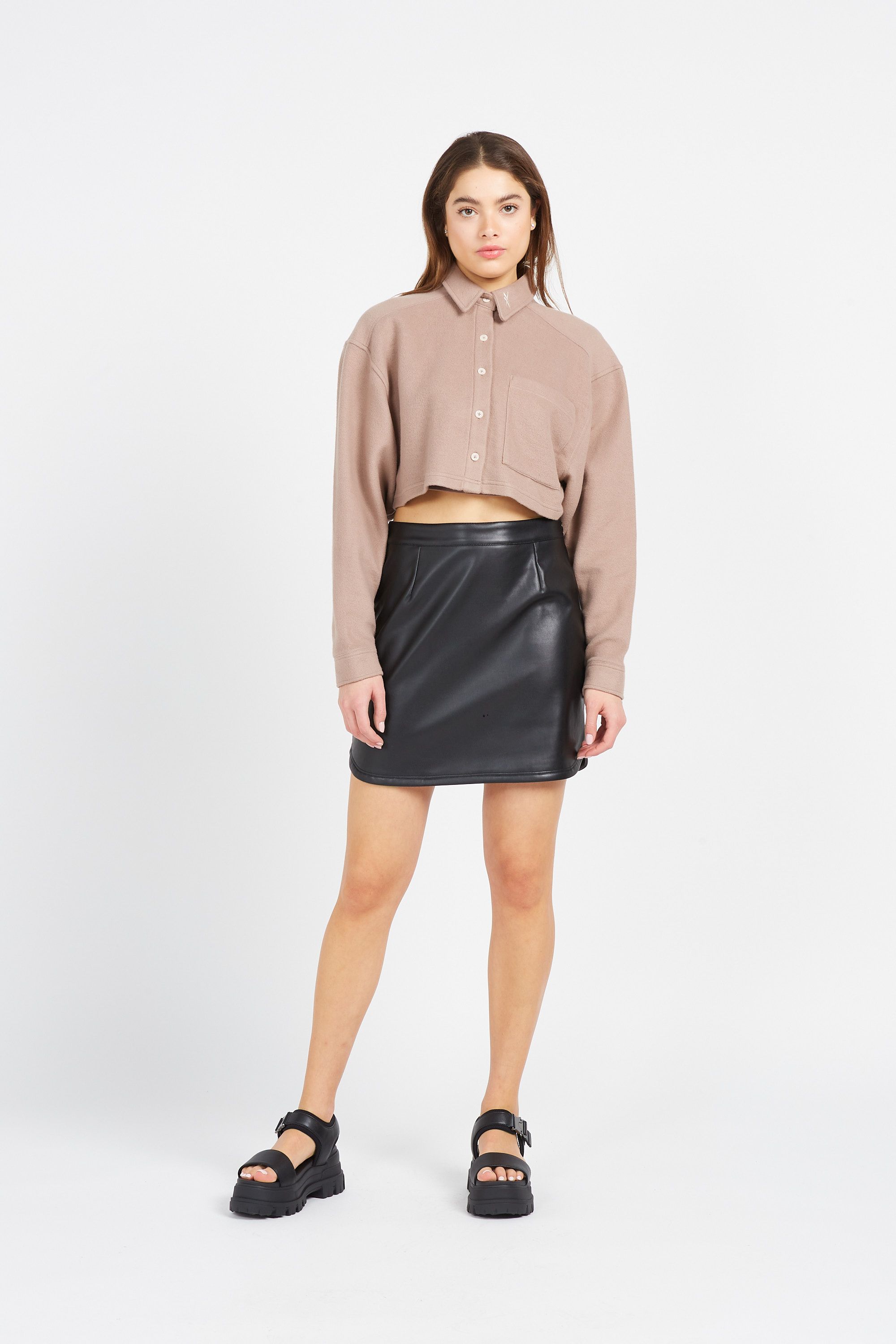 REEBOK top Marron