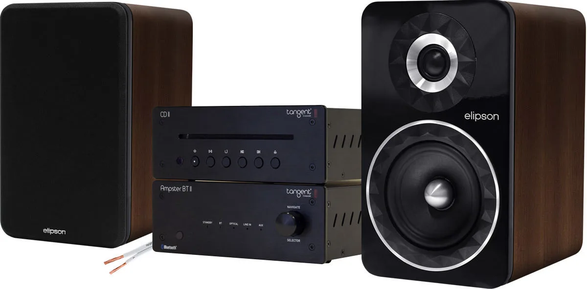 Tangent Ampster BT II   CD II   Elipson Prestige Facet 6B Noyer Chaînes hi-fi composées