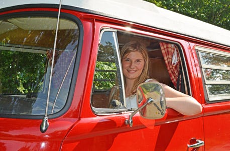 VW Bulli fahren Wees