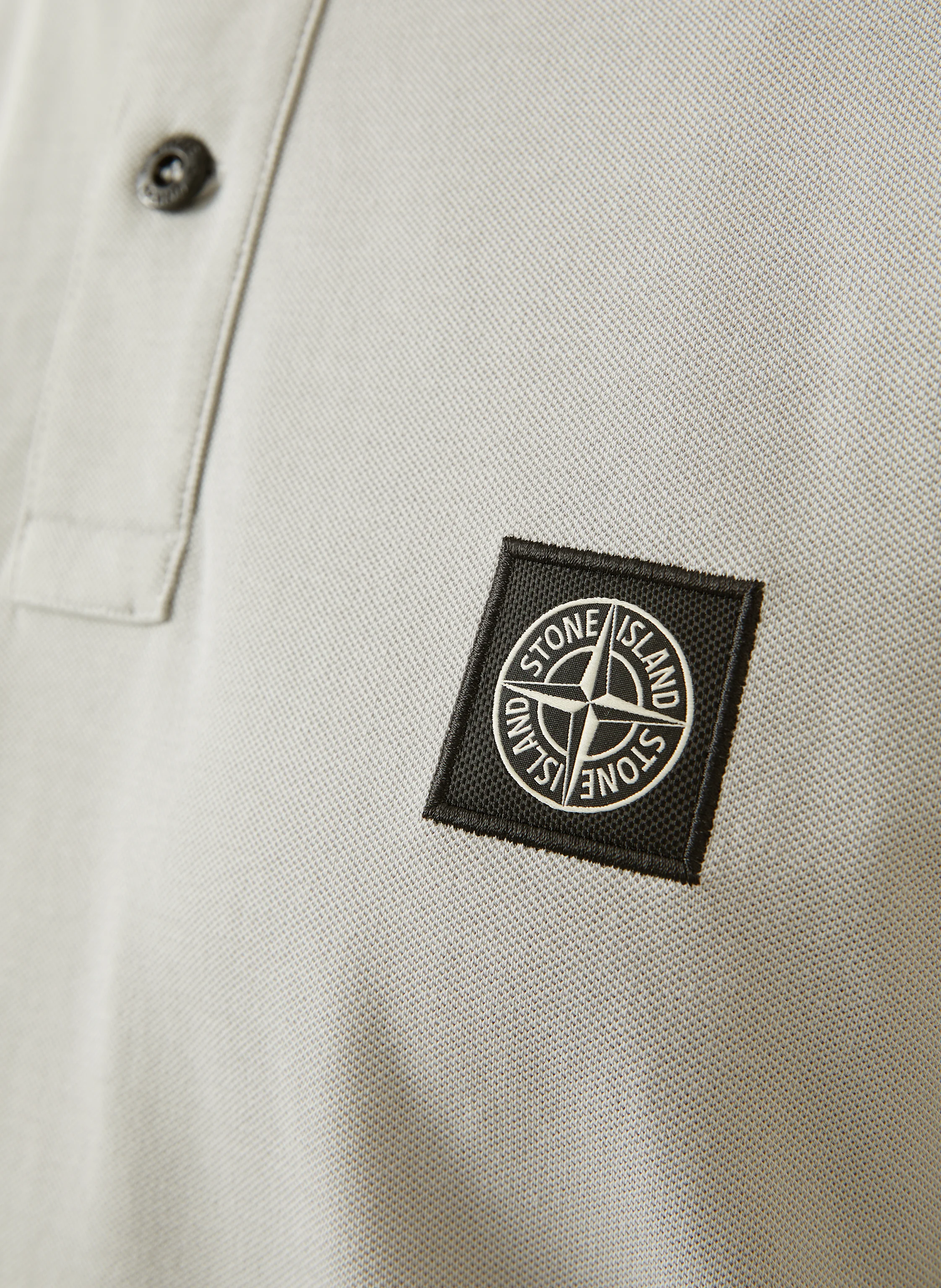 STONE ISLAND Piqué-Poloshirt Slim Fit