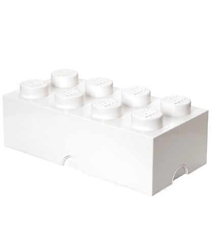 LEGO? Storage Opbevaringsboks - 8 Knopper - 50x25x18 - Hvid