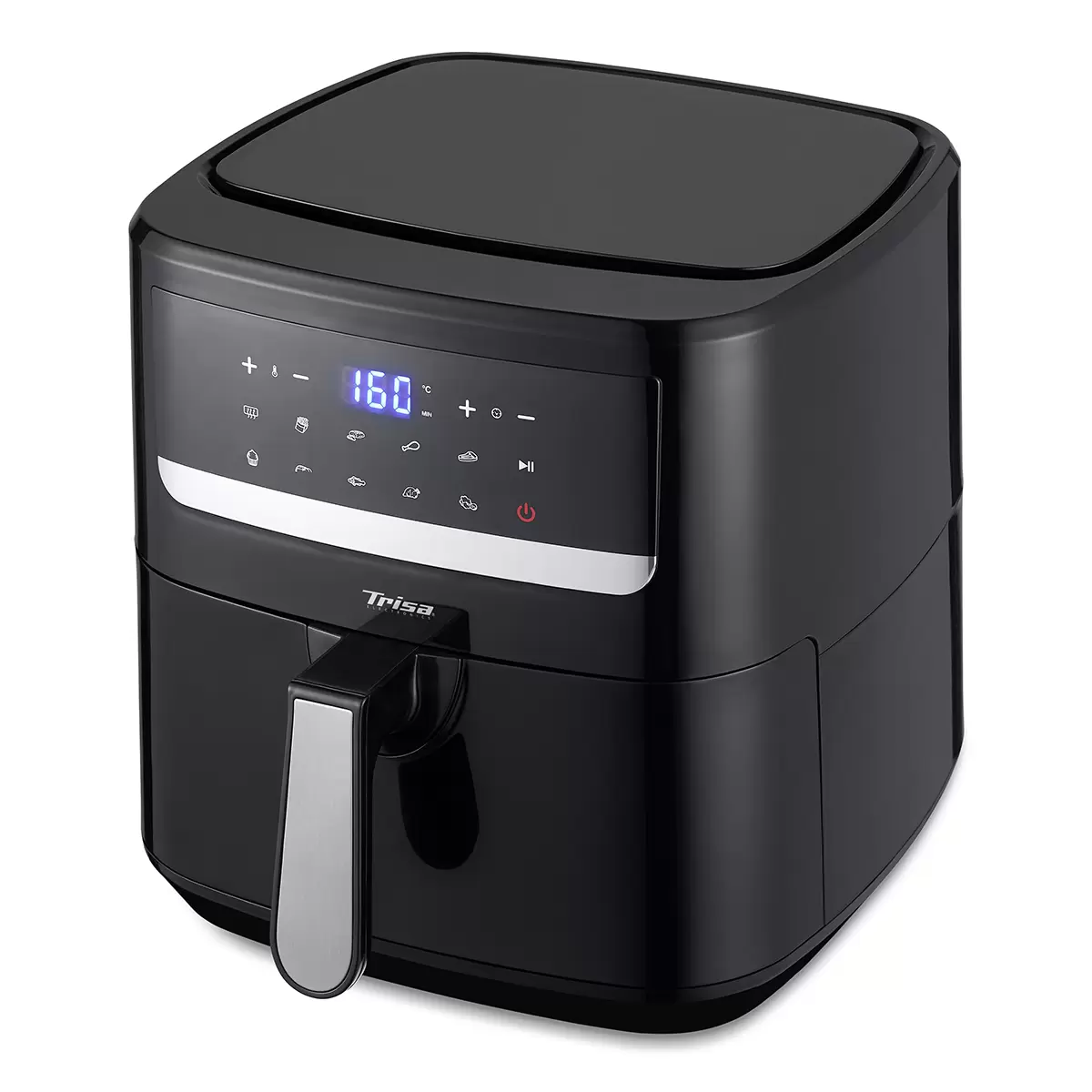 Heissluftfritteuse Trisa Crunchy Fry 7,5L Schwarz