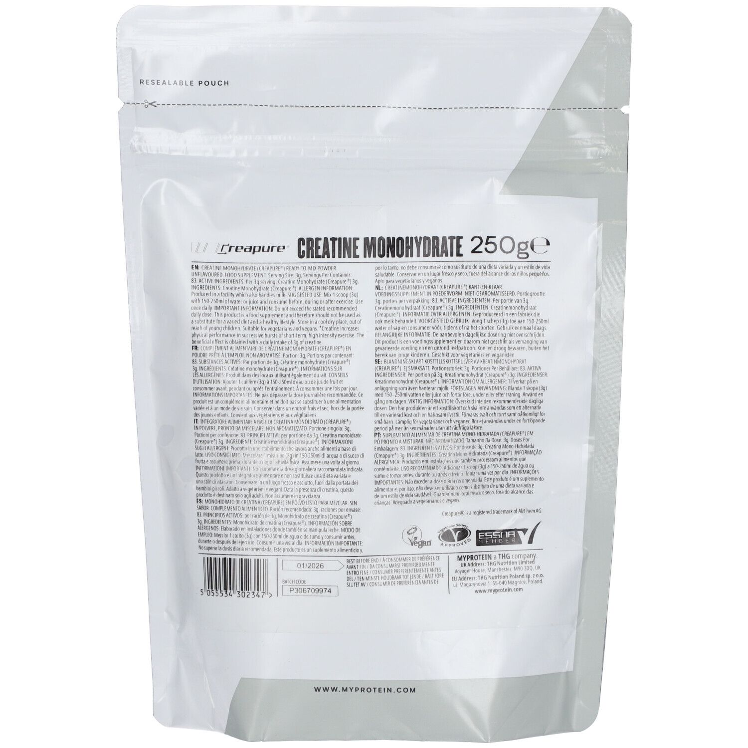 MyProtein Creapure® Creatin