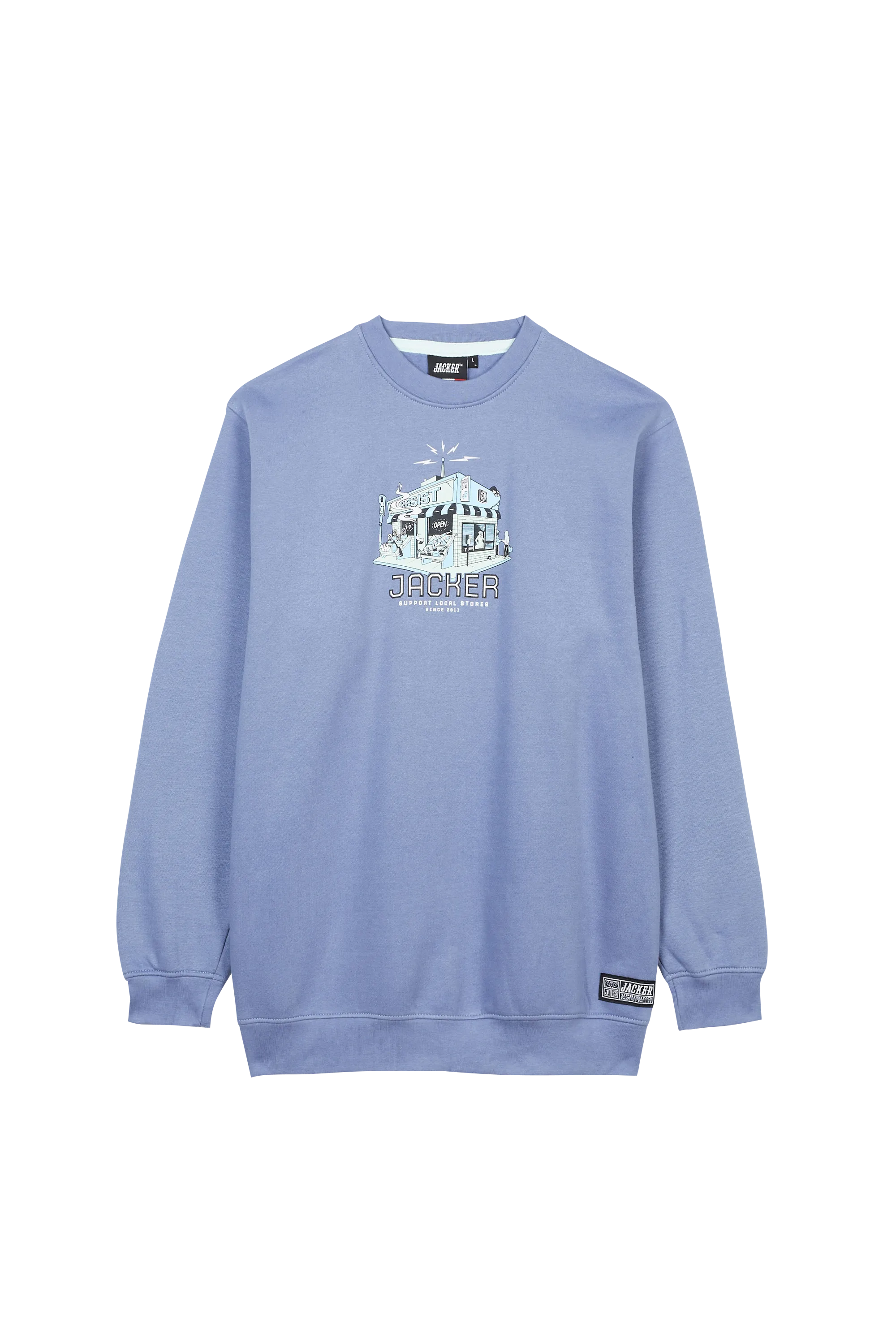 JACKER Sweat Liquor Store Bleu