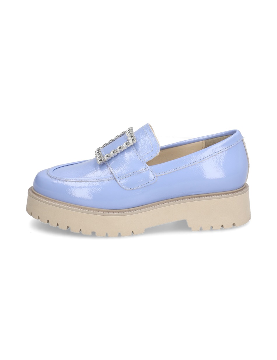 Lackleder Slipper