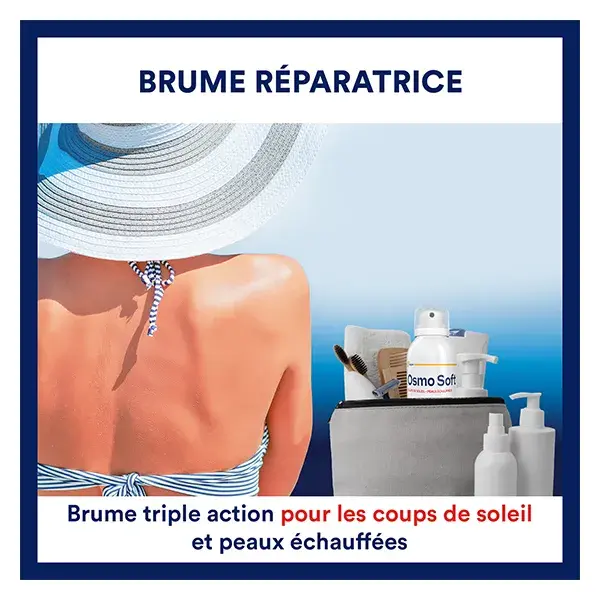 OSMO SOFT - Coups de soleil - Brume réparatrice - Dès 3 ans - Aérosol - 75ml