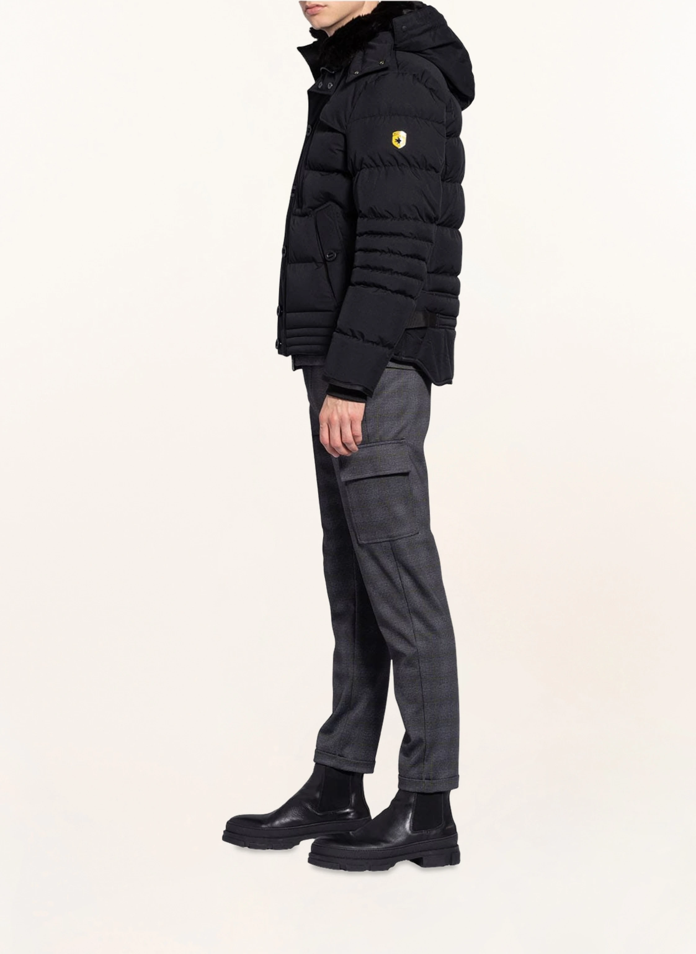 WELLENSTEYN Steppjacke STARSTREAM mit abnehmbarer Kapuze und Kunstfellbesatz