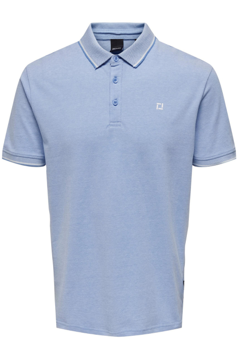 Only & Sons blauwe heren polo