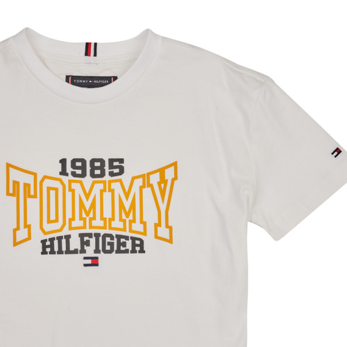 Tommy Hilfiger - TOMMY 1985 VARSITY TEE S/S - Blanc
