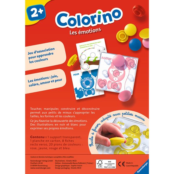 Colorino - Les émotions