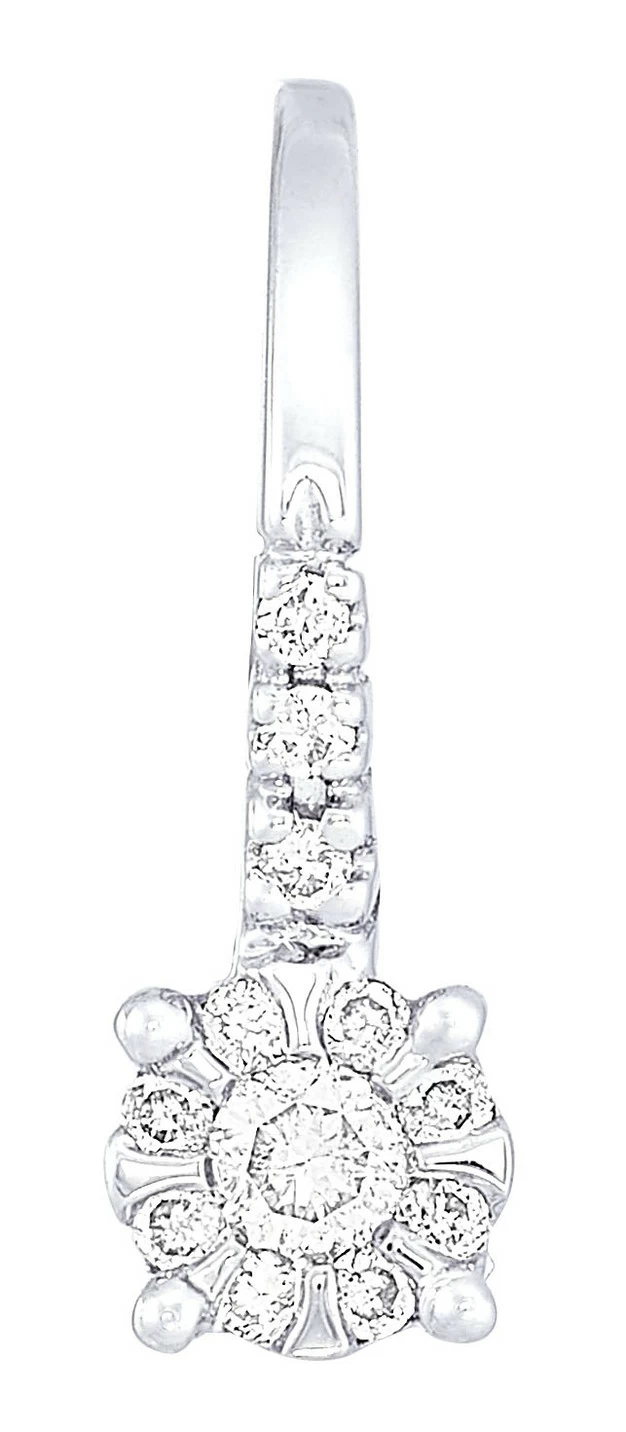 Exquisite Ohrringe mit 24 Brillanten