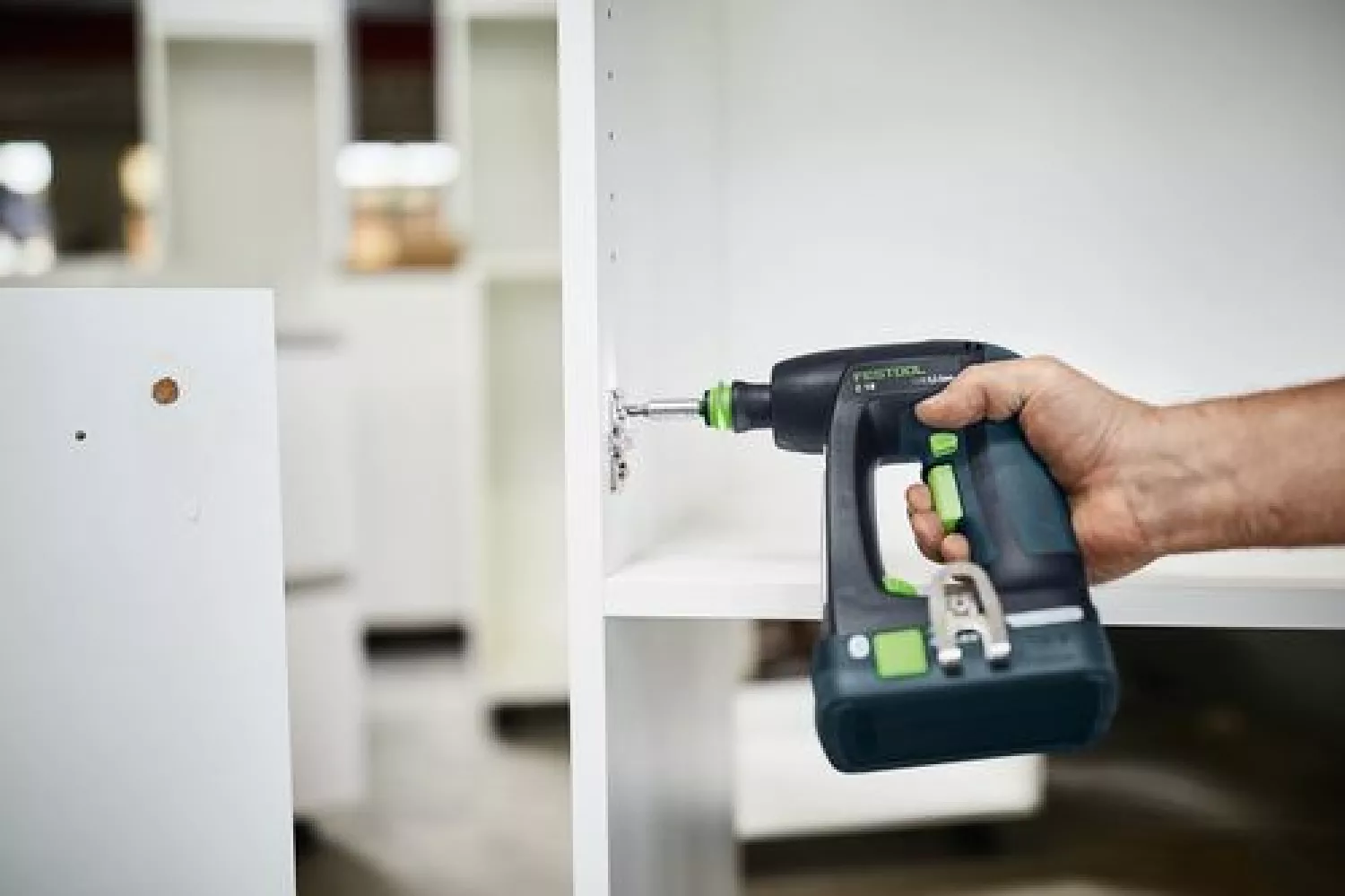 Festool C 18 HPC4,0 I-Plus 18V Li-Ion accu schroefboormachine set (2x 4,0Ah) in systainer - 45Nm - 40mm - koolborstelloos