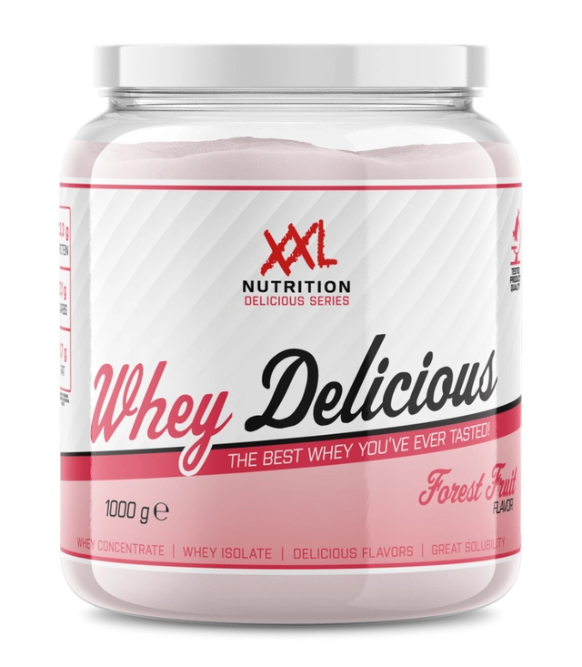 XXL Nutrition Whey Delicious Bosvruchten (1000 gr)
